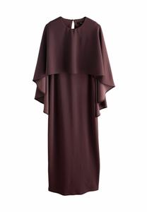 Платье Next CAPE DETAIL TALL, Chocolate Brown/Brown