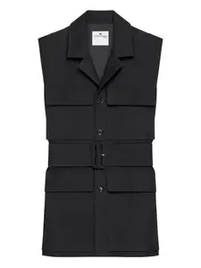 Жакет с поясом Courrèges, черный