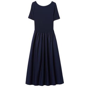 Женское платье с коротким рукавом и длинной юбкой GAP, синий