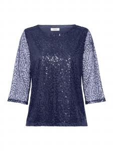 B.young Лонгслив 'Soffa' в темно-синем цвете