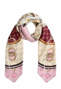 Шарф LIU JO Scarf, Beige/Pink