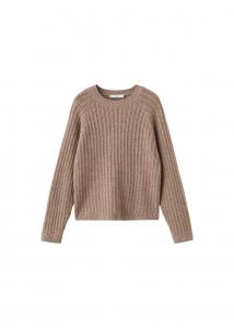 Свитер MANGO Serena, коричневый