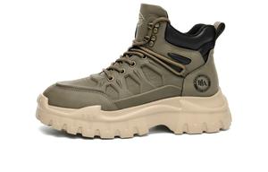 HLA Водонепроницаемые и износостойкие короткие походные ботинки мужские хаки, цвет Khaki