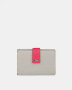 Кошелек женский среднего размера Pielnoble, светло-серый