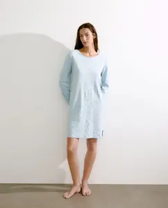 Женская ночная рубашка с цветочным принтом Énfasis, белый