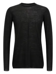 Свитер с круглым вырезом Rick Owens, черный