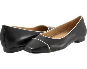 Туфли на плоской подошве Trotters Harbor, черный/белый