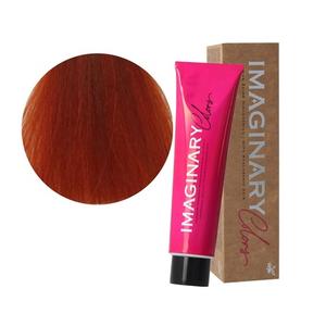 Профессиональная женская стойкая краска для волос золотисто-медный блонд 7-43 100 мл Imaginary