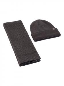 Подарочная коробка с шапкой и вязаным шарфом черного цвета Camel Active