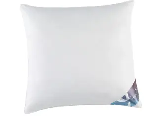Перьевая подушка Haeussling "Hygge Home Pleated (био-основа)", наполнитель: 70% утиное перо и 30% утиный пух, (1 шт.) 80х80 см, белый