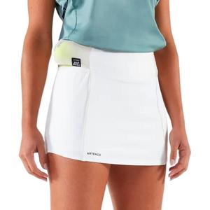 Повседневная короткая юбка женская экрю/светло-серый меловой DECATHLON