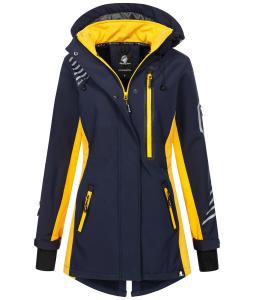 Куртка софтшелл Rock Creek Softshellmantel, темно синий