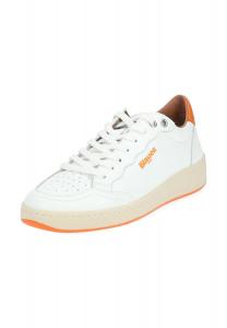 Кроссовки из кожи/синтетики Blauer.USA, цвет Wei_/orange