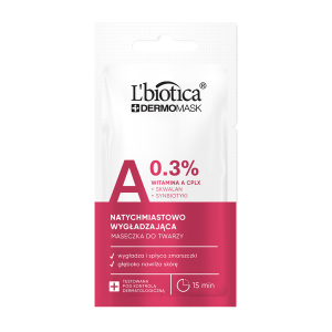 Экспресс-разглаживающая маска с витамином А для лица, 8 мл L'Biotica Dermomask