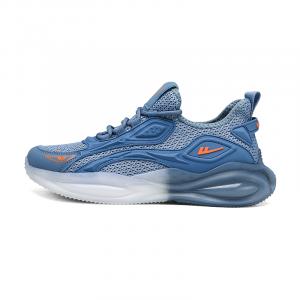 WARRIOR Увеличивающие рост износостойкие легкие дышащие нескользящие низкие повседневные туфли мужские сине-оранжевого цвета