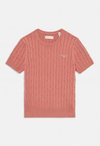 Футболка GANT CREW NECK, Faded Brick/Light Pink