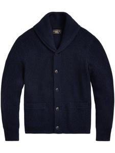 Ralph Lauren RRL кардиган с воротником-шалькой, синий