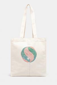 Сумка-тоут из холста с принтом леденцов Fiorucci, бежевый