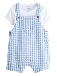 Набор Next, лазурный/белый