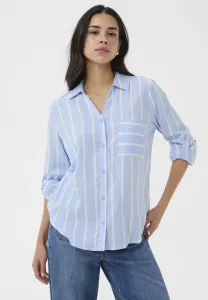 Блузка kababara на пуговицах со складками Kaffe, Windsurfer Chalk Stripe