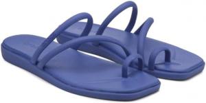 Женские сандалии Crocs Miami с ремешком между пальцев, плоские, Sapphire