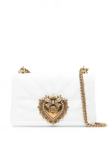 Сумка на плечо с логотипом DOLCE & GABBANA, белый
