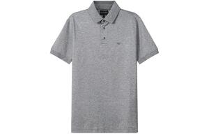 Футболка поло мужская серая EMPORIO ARMANI