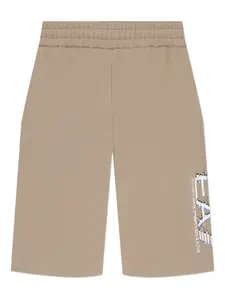 Шорты с логотипом Ea7 Emporio Armani, бежевый