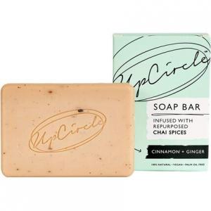 Мыло Чай с корицей и имбирем 100 г органическое веганское очищающее средство для лица и тела, Upcircle