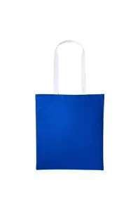 Хлопковая сумка-шоппер Varsity с длинной ручкой Nutshell, синий