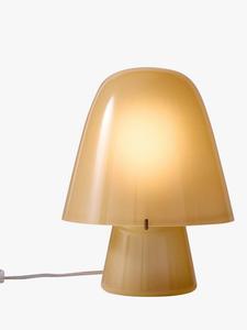 Настольная лампа Gilmore Glass в виде гриба West Elm, White Natural