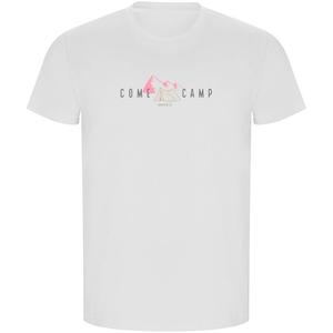 Футболка с коротким рукавом Kruskis Come And Camp Eco, белый