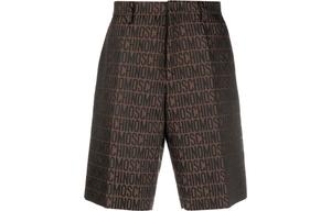 Повседневные шорты мужские шоколадные MOSCHINO