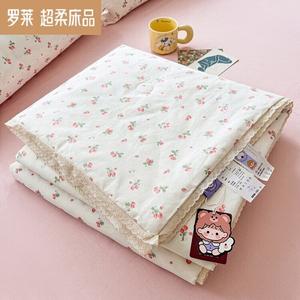 LUOLAI HOME Комплект постельного белья 4 предмета, простыня 150x200 см, летнее одеяло, 23