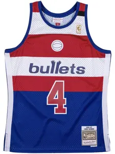 Топ NBA Washington Bullets 1996 Chris Webber Swingman Mitchell & Ness, синий