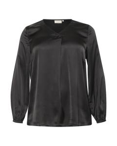 Блуза KAFFE CURVE KC Lane, черный