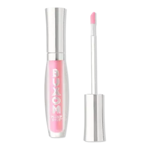 Блеск-сыворотка для губ Plump Shot с пептидами и гиалуроновой кислотой, придающая объем и разглаживающий эффект. Buxom, Spellbound Pink - multichrome tint (opalescent pink with gold & violet shift)