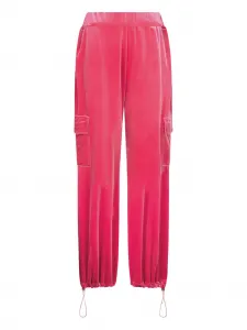 Спортивные брюки с карманами-карго LIU JO, розовый