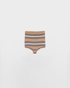 Хлопковые шорты Prada, верблюжий коричневый