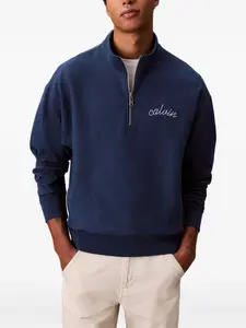 Свитер на молнии Calvin Klein Jeans, синий
