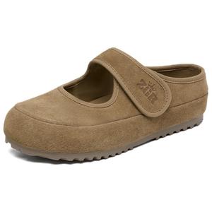 Сандалии с закрытым носком женские ZGR, Light Camel