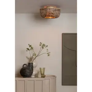 Потолочный светильник BARBADOS E27 Экологичный Good&Mojo, коричневый