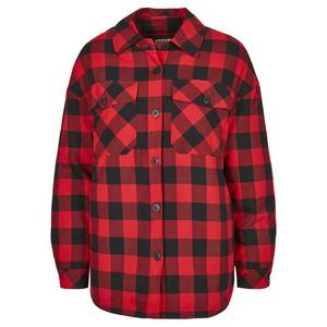 Рубашка Urban Classics Flannel With Laces, черный
