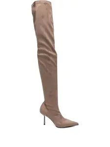 Ботильоны с заостренным носком Le Silla, коричневый