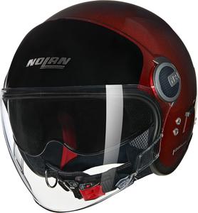 Nolan n21 visor 06 verniciatura speciale реактивный шлем, Red/Black