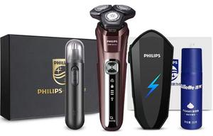 PHILIPS Электробритва S5831 три лезвия моется вся поверхность корпуса black beehive влажное и сухое бритье мгновенное заполнение