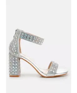 Сандалии Cady со стразами и пайетками для женщин London Rag, серебро