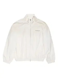 Куртка с застежкой-молнией и логотипом Acne Studios, белый