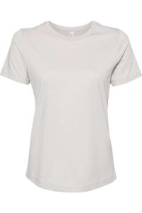 Женская свободная футболка BELLA + CANVAS Heather CVC, цвет heather cool grey