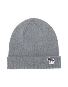 Шапка Men Hat Zebra Beanie Paul Smith, серый